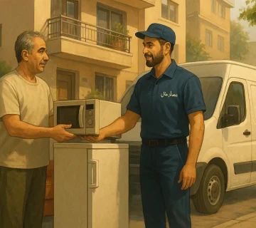 سمساری در مرکز تهران