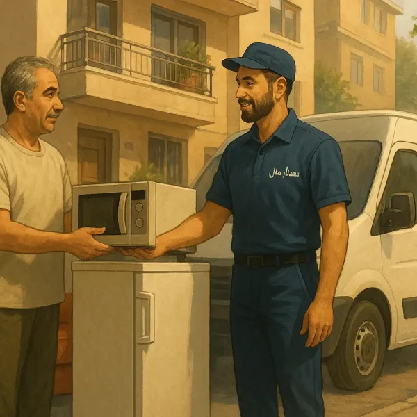 سمساری در مرکز تهران